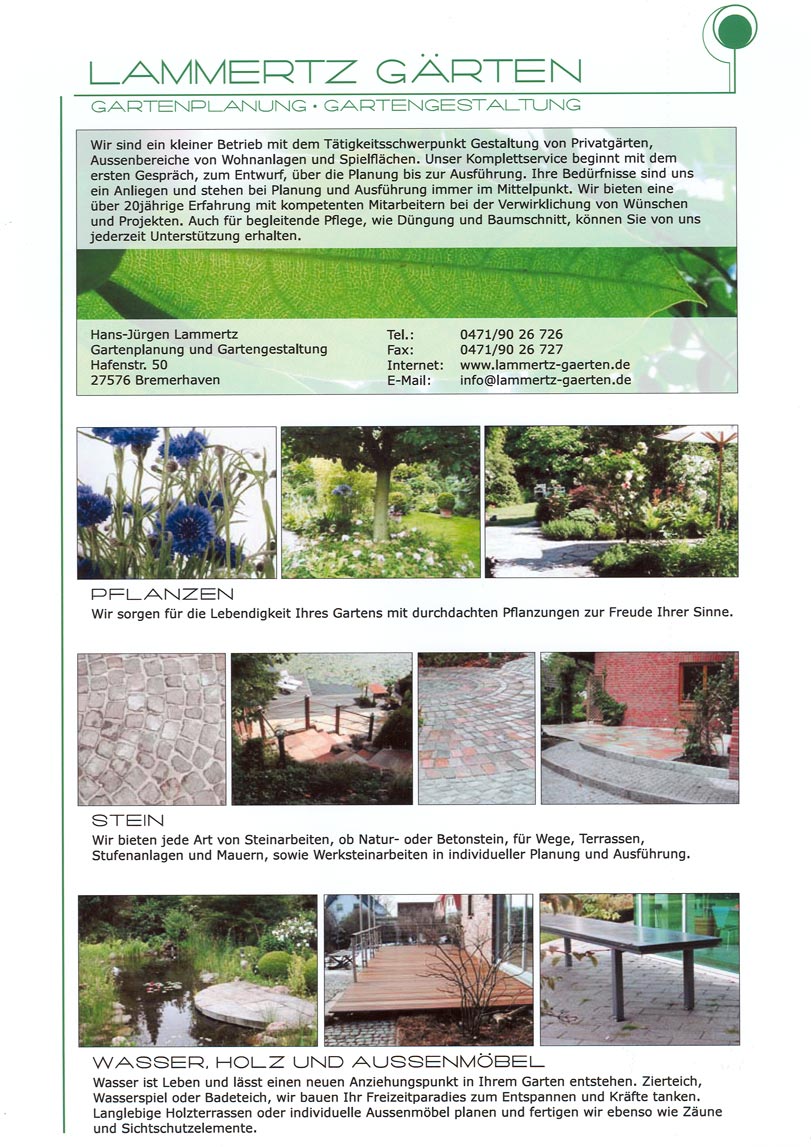 Lammertz Gärten Info